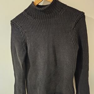 Men's Black Knit Sweater